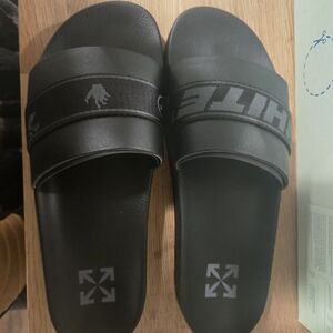 Off-White Industrial Belt Slider Black